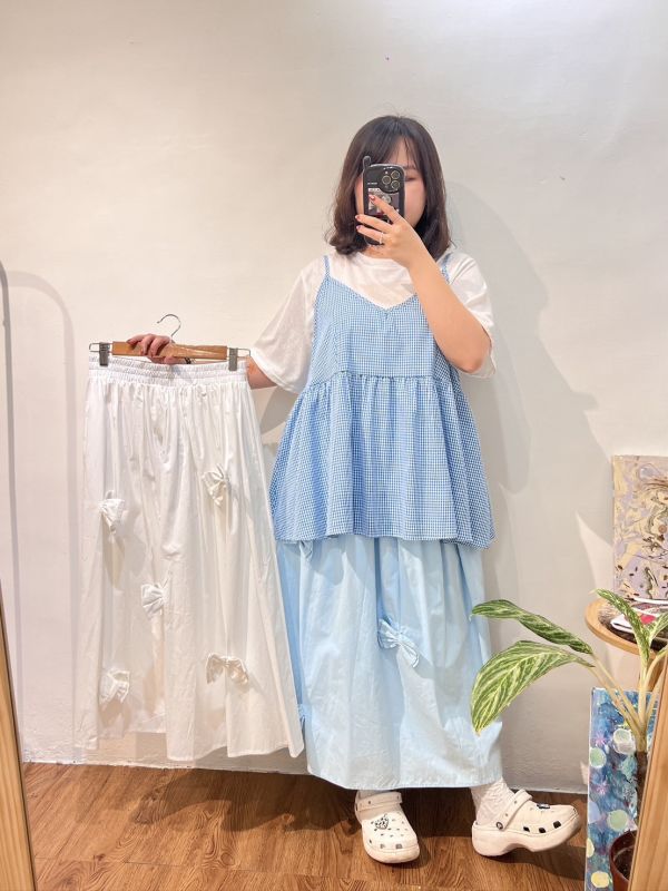 大蝴蝶結裙 