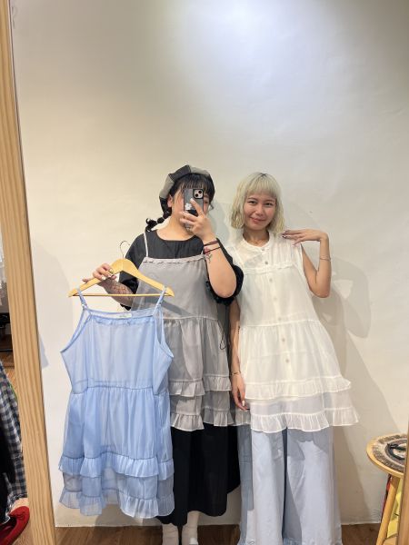 大胸友善 雙層紗背心 