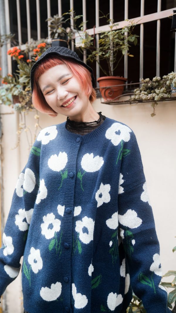 A01花花精靈毛衣 