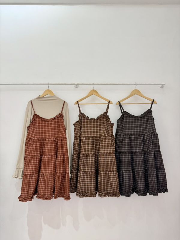 自留款 瑪奇朵格紋背心 