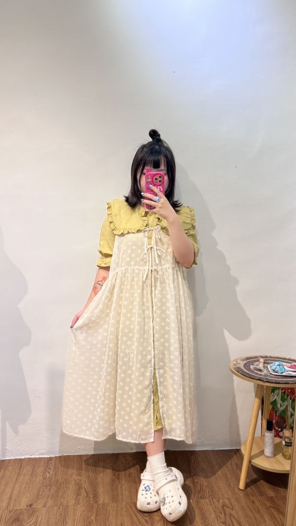 娃娃領小公主洋裝 