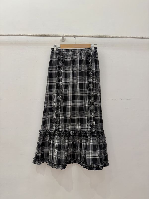 A17公主風格紋裙 