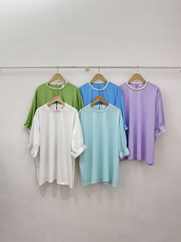 A01點綴蕾絲上衣 