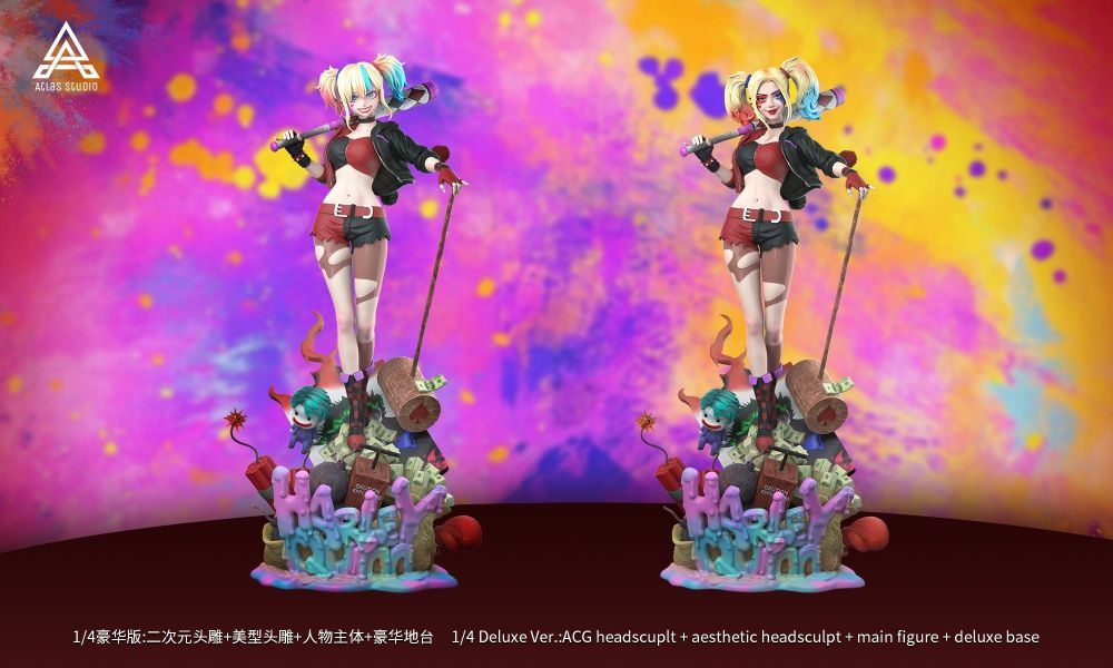 【GK預購】DC 異世界自殺小隊 小丑女  1/4＆1/6－Atlas 模型,  GK, 代理, 模型, 雕像, 玩具, 動漫, 周邊,
工作室, 正版授權, 電影, 美漫, 日漫, 漫畫, 海賊王,
七龍珠, 漫威, DC, 咒術迴戰, 五條悟, 火影忍者, 曉組織, 原創, 盒玩, 女角, 設計師玩具, 預購, PVC, 開箱, 鬼滅之刃, 女角, 魯夫, 索隆, 灌籃高手, 迪士尼, 現貨, 代購, 蠟筆小新, 變皮, 寶可夢, HEX, 精靈社, 一拳超人