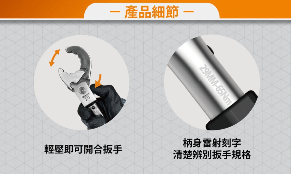 百利世 新冷媒R410A/R32專用4件式固定扭力棘輪扭力扳手 