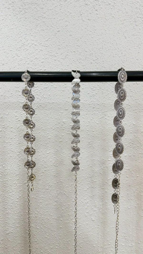 造型雕花金屬腰鍊 