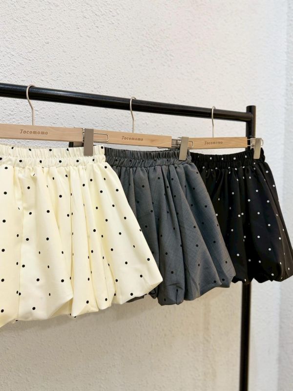 小圓點澎澎短裙 