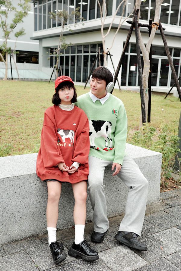 自訂款-可愛牛牛刺繡大學踢 