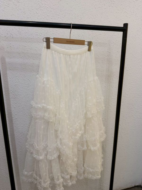 天女散花蕾絲長裙 