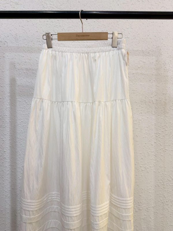 氣質立體橫紋長裙 