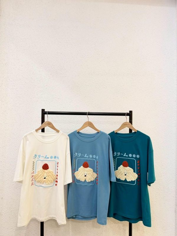 自訂款-毛毛蛋糕狗刺繡大踢 