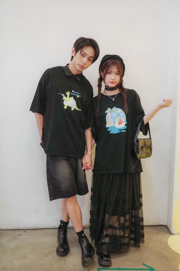 自訂款-夏日游泳恐龍大踢 (MIT) 