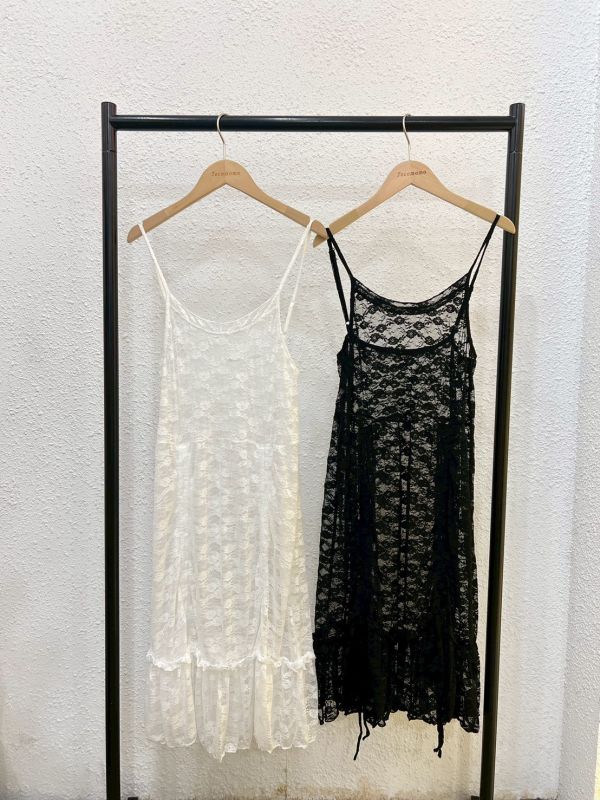 少女蕾絲花團長罩衫 