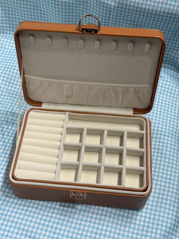 小插圖雙層飾品盒 