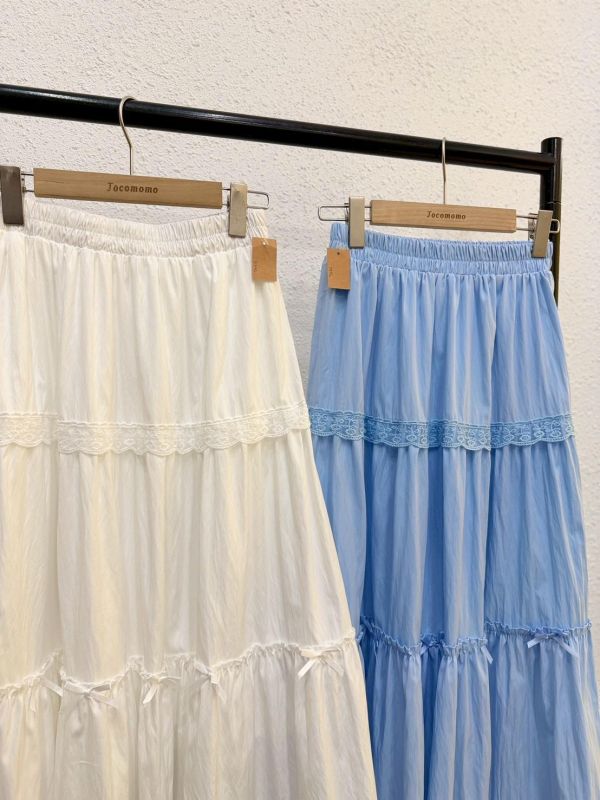 蕾絲小蝴蝶結長裙 