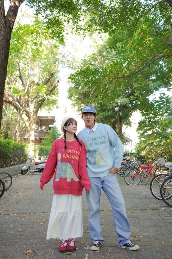 自訂款-漂亮恐龍毛衣 