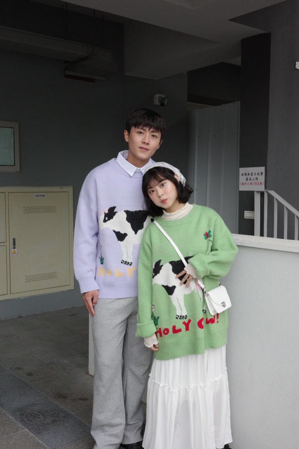 自訂款-可愛牛牛毛衣 