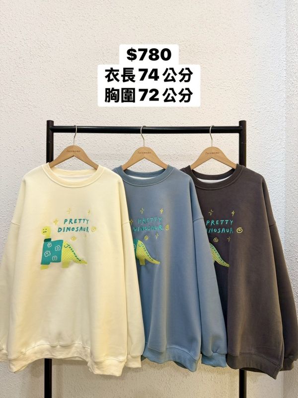 自訂款-漂亮恐龍刺繡大學踢 