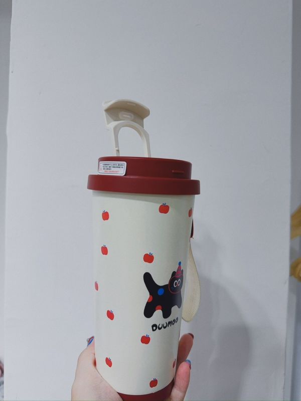 可愛插畫提帶咖啡杯 