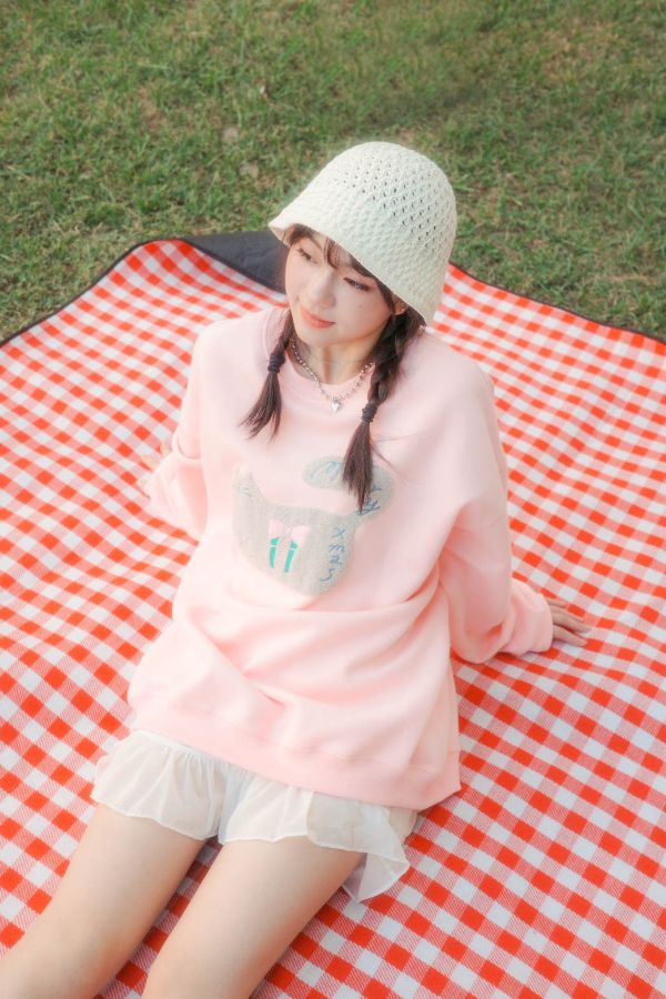 自訂款-小肥貓聖誕刺繡大學踢 