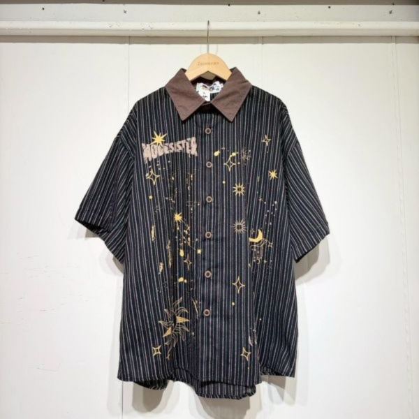 星空點綴條紋襯衫 