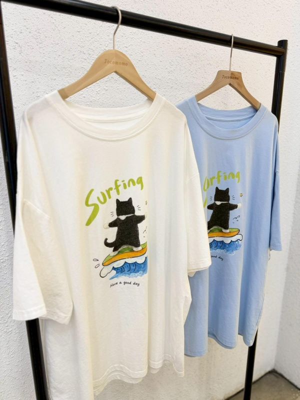 衝浪小貓塗鴉大踢 