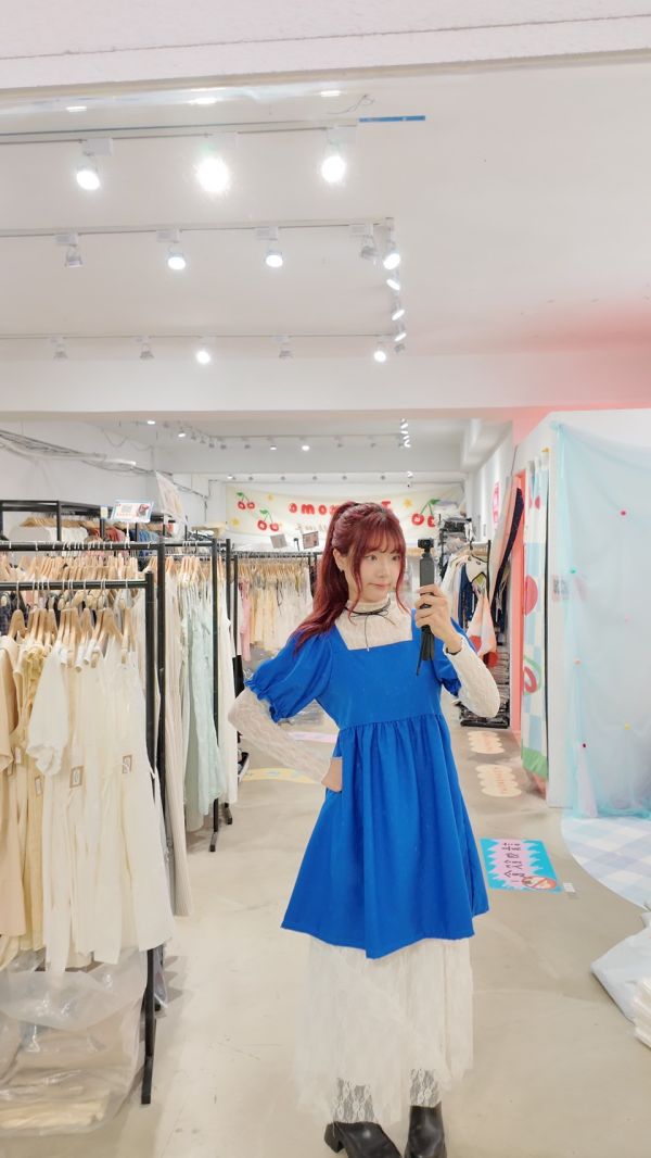 公主澎澎短洋裝 