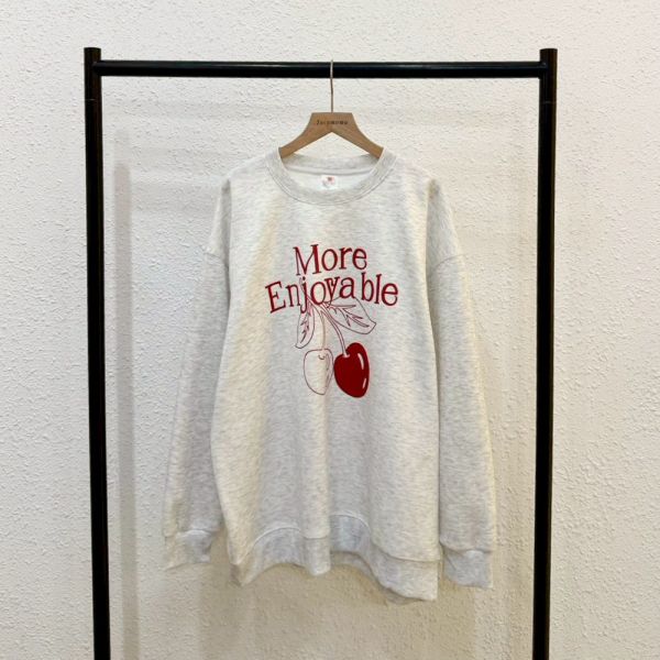 簡約櫻桃字母大學踢 (無刷毛) 