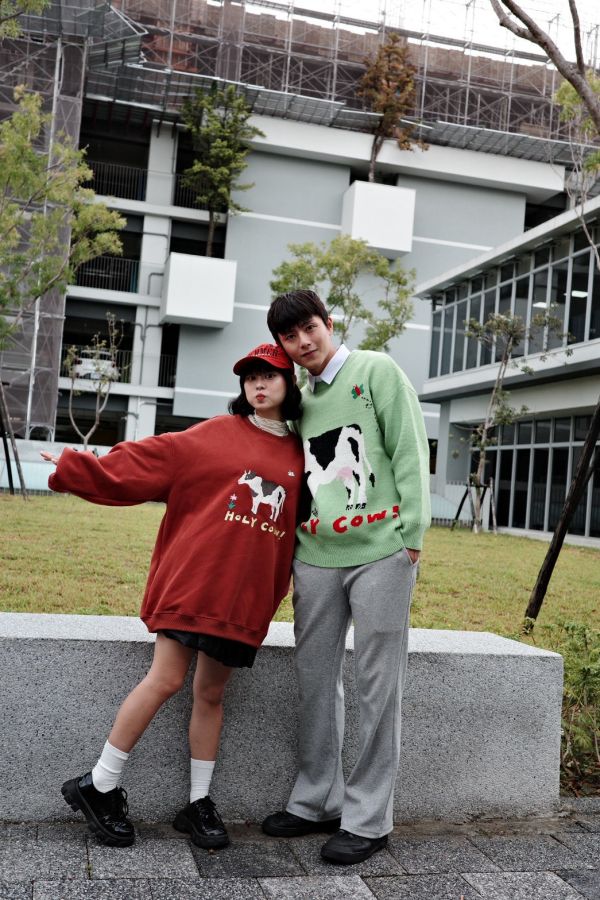 自訂款-可愛牛牛毛衣 