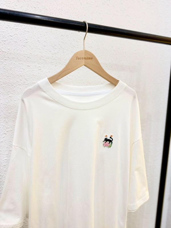 自訂款-黑貓電視刺繡小圖大踢 (MIT) 