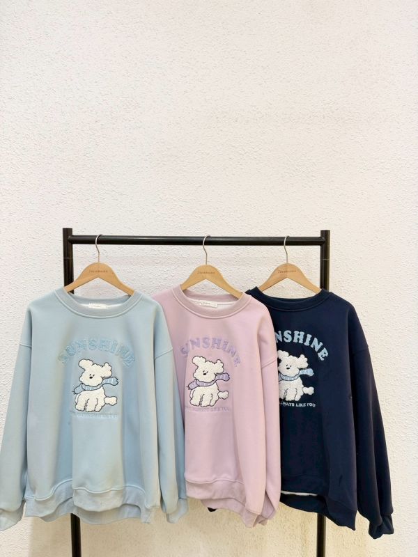 陽光圍巾小狗大學踢 (有刷毛) 