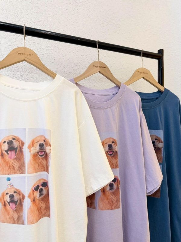 開心狗狗印花大踢 