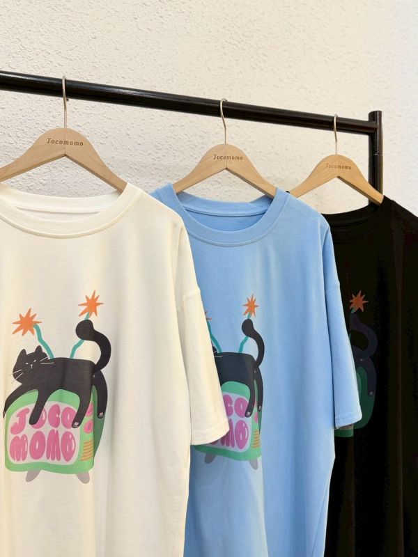 自訂款-黑貓復古電視大踢 