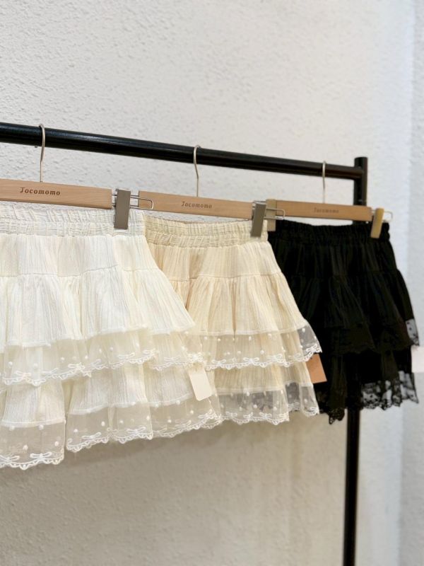 小點點蕾絲蛋糕裙 