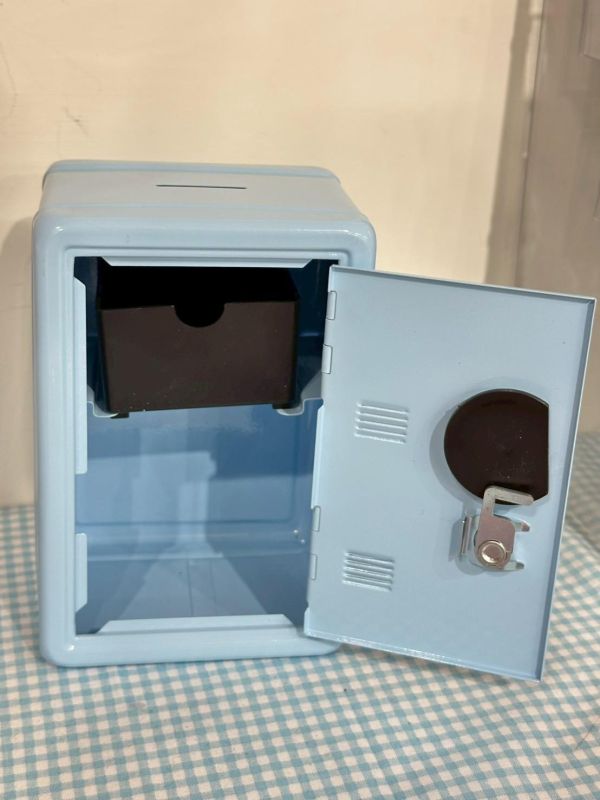 少女小鐵櫃存錢筒 