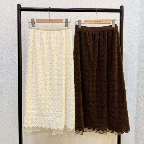 氣質蕾絲雙層長裙 (冬) 