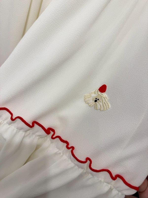 自訂款-蛋糕小狗撞色蛋糕裙 (MIT) 