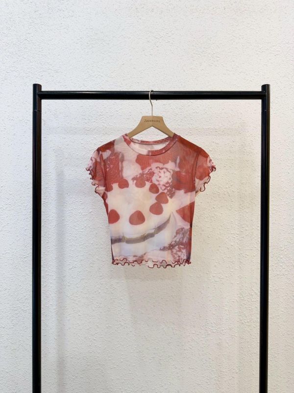 少女蛋糕短袖透膚 