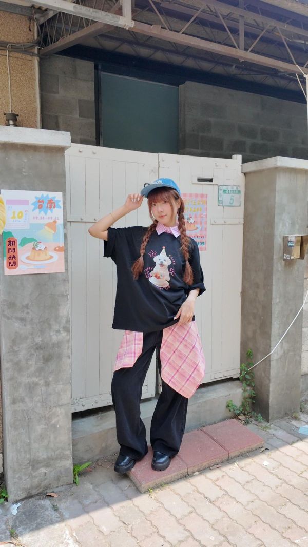 自訂款-花花派對小狗大踢 