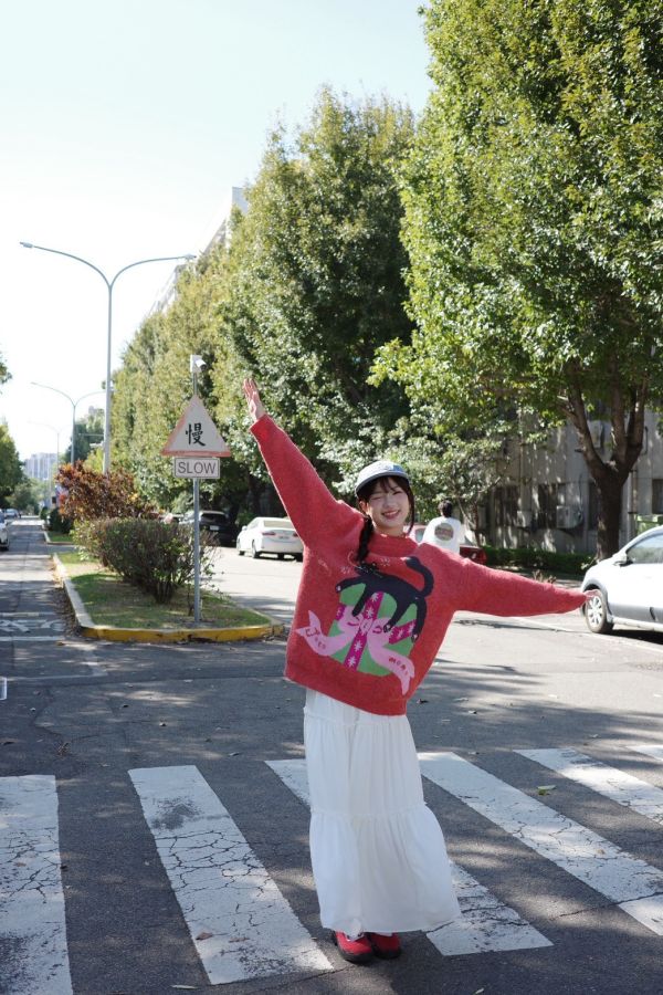 自訂款-黑貓打瞌睡毛衣 