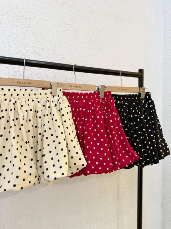 少女點點氣球短裙 