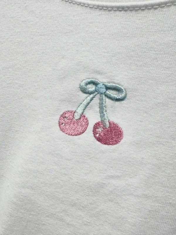 自訂款-小櫻桃刺繡小圖大踢 (MIT) 