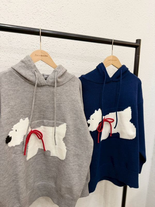 蝴蝶結狗狗針織帽踢 