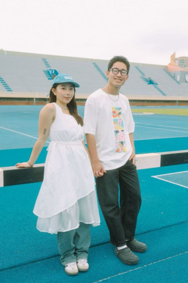 氣質寬肩雙層洋裝 