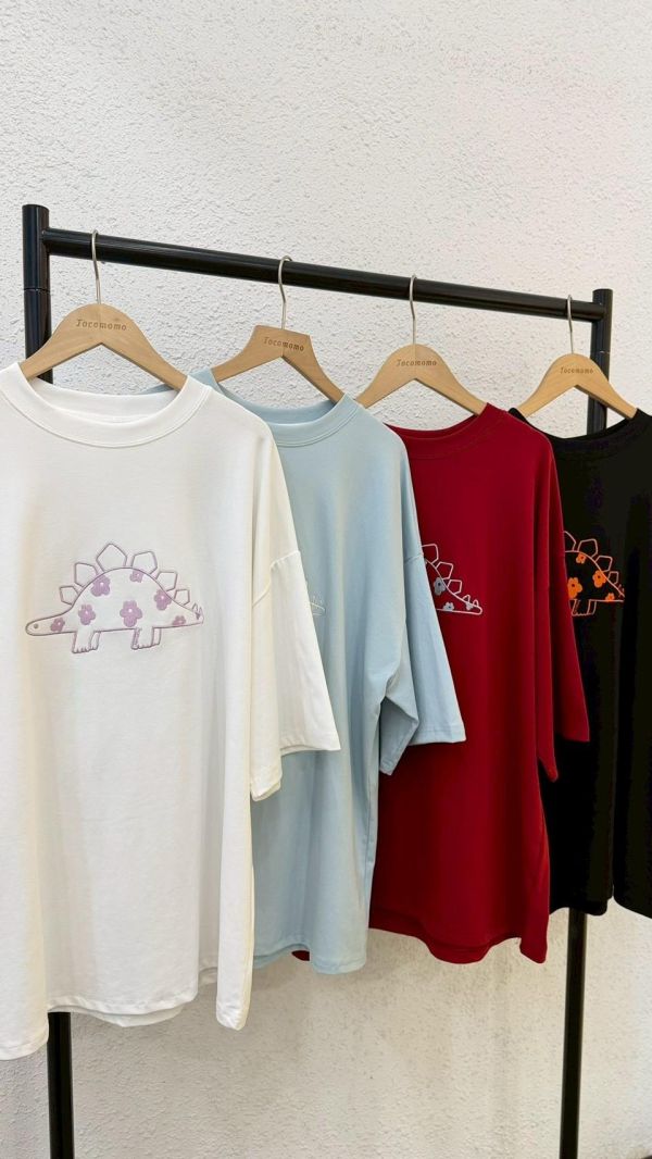 自訂款-花花劍龍線條刺繡大踢 (MIT) 