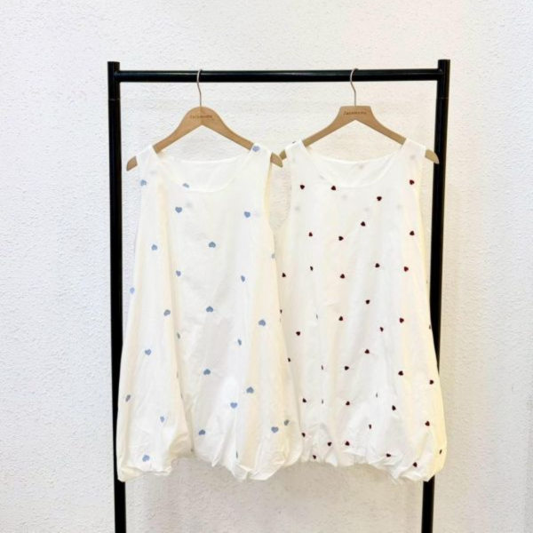 少女愛心氣球短洋裝 