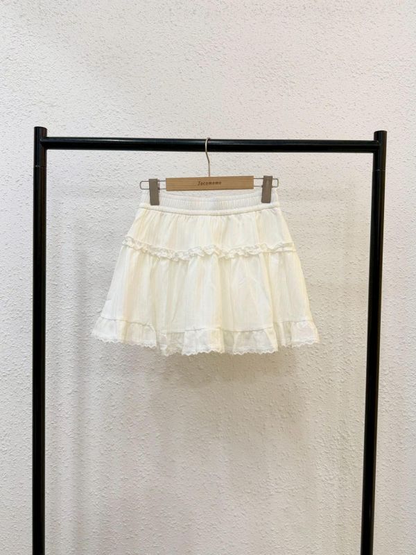 花邊蕾絲蛋糕短裙 