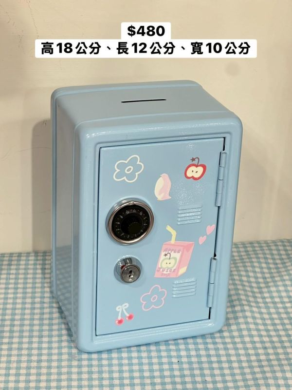 少女小鐵櫃存錢筒 