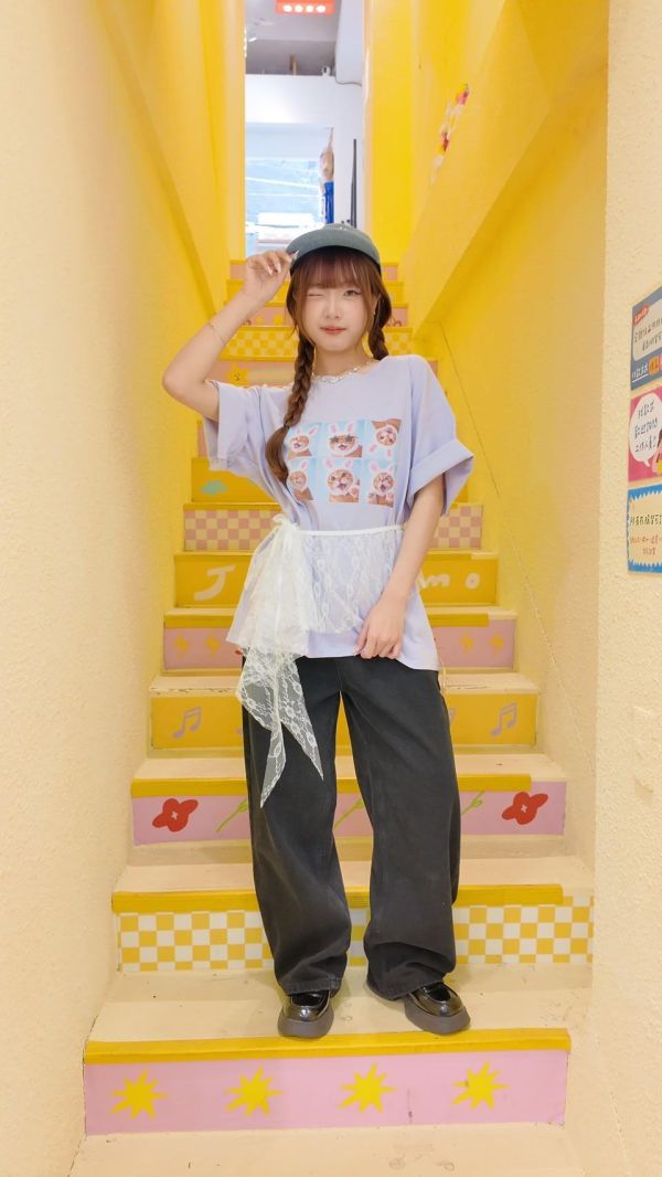 法式蕾絲綁帶片裙 