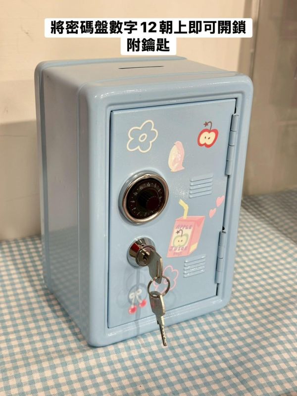 少女小鐵櫃存錢筒 